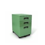 File-It-Mobile-Filing-Cabinet-Green-Paragon-Furniture