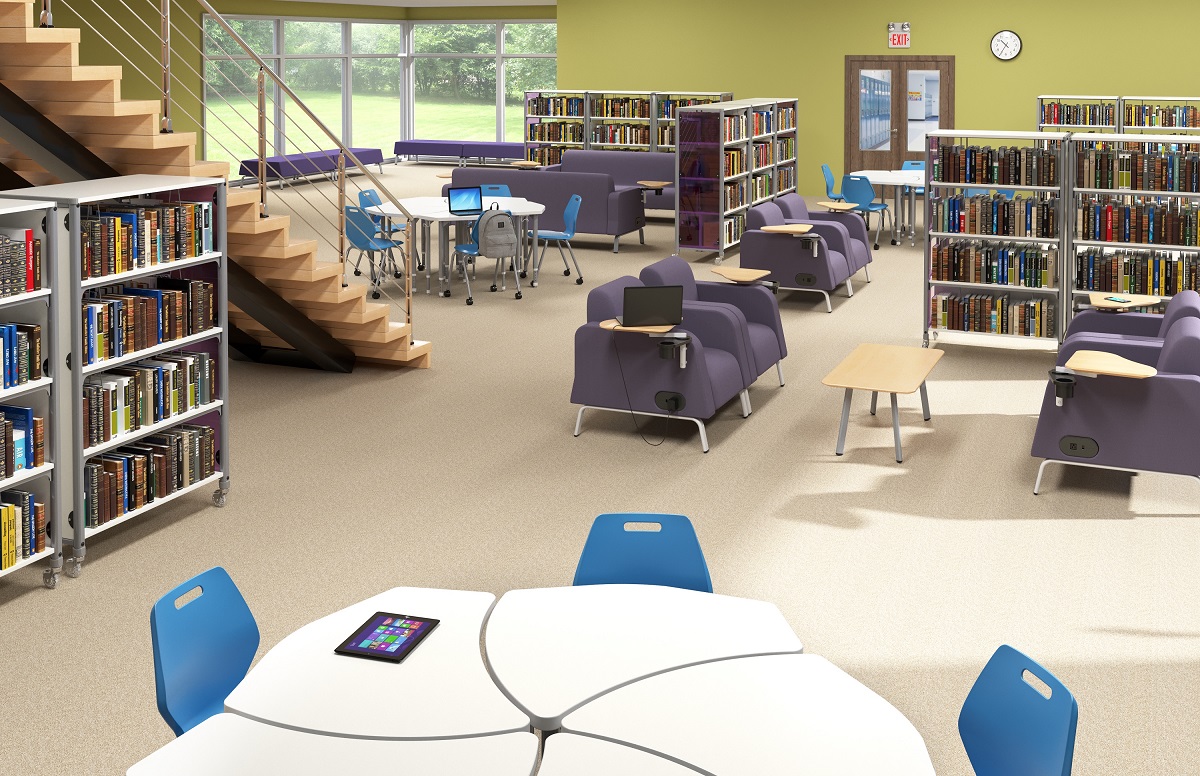 Home Flexible School Furniture Classroom Makerspace Library