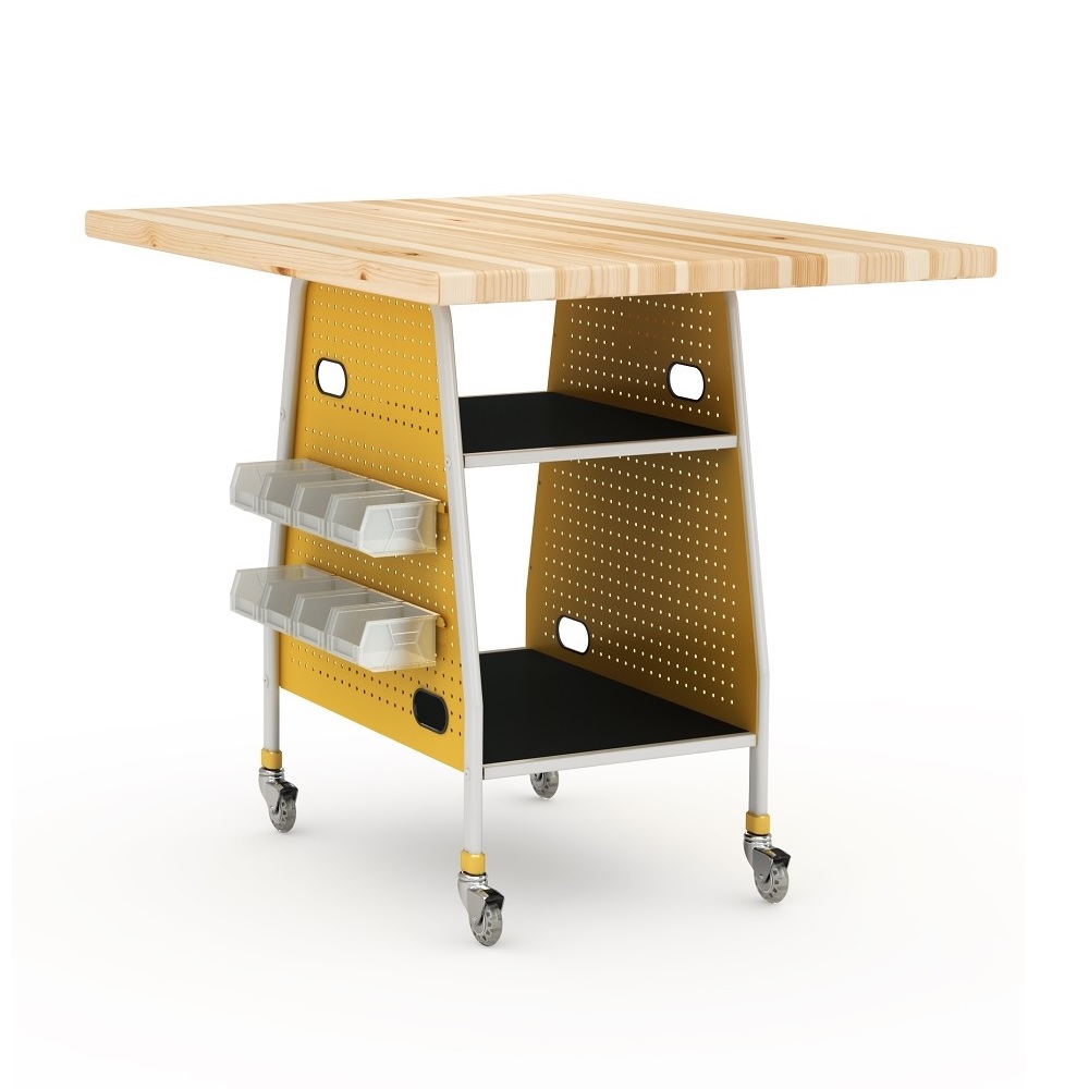 Maker-Invent-Makerspace-Table-Butcher-Block-Top-Casters-46-Paragon-Furniture