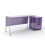 A&D Teacher-Desk-Mobile-Pedestal-Paragon-Furniture