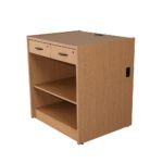 Infinity-Library-Circulation-Desk-2-Drawer-Paragon-Furniture