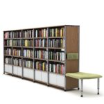 Information-Commons-Double-Face-Shelving-Set-Bench-Paragon-Furniture