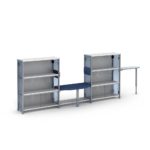 Information-Commons-Single-Face-Shelving-Combo-Paragon-Furniture