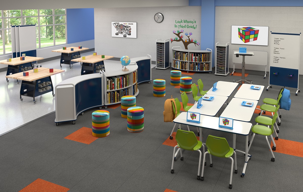 Flexible School Furniture - Makerspace STEAM Classroom - Paragon Furniture