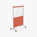 Maker-Ideaboard-Clear-Acrylic-Mobile-Partition-5333-Paragon-Furniture