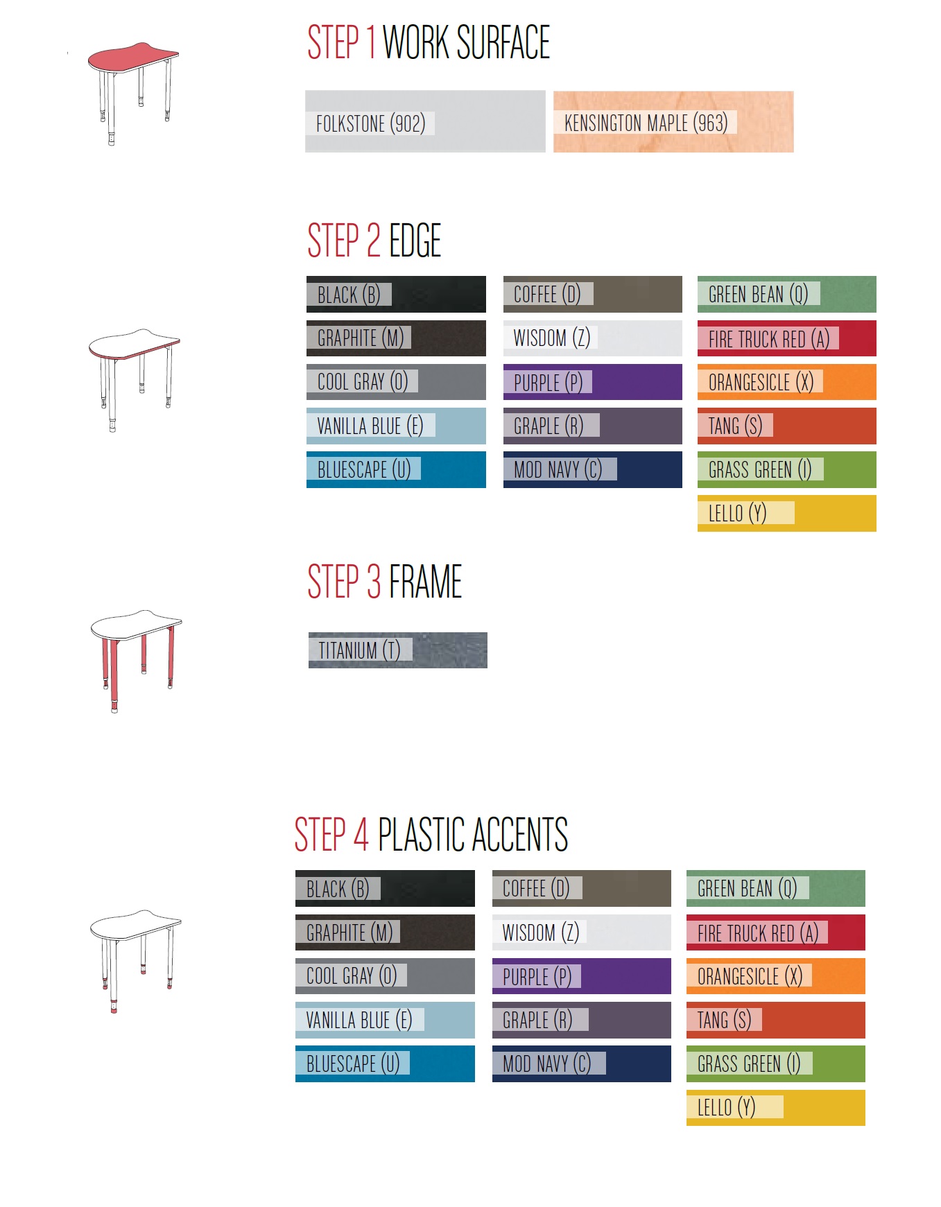 Promo Color Chart