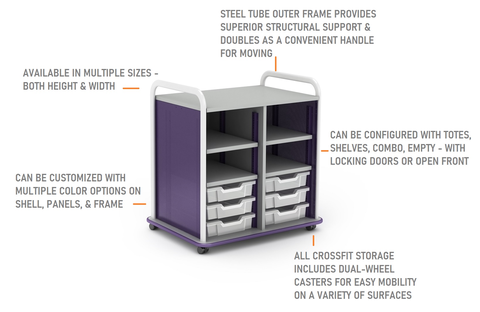 CROSSFIT STORAGE DETAILS - PARAGON FURNITURE