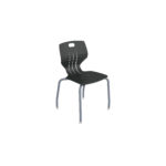 EMOJI CHAIR 4-LEG 18 BLACK - PARAGON FURNITURE