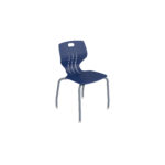 EMOJI CHAIR 4-LEG 18 MOD NAVY - PARAGON FURNITURE