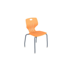 EMOJI CHAIR 4-LEG 18 ORANGESICLE - PARAGON FURNITURE