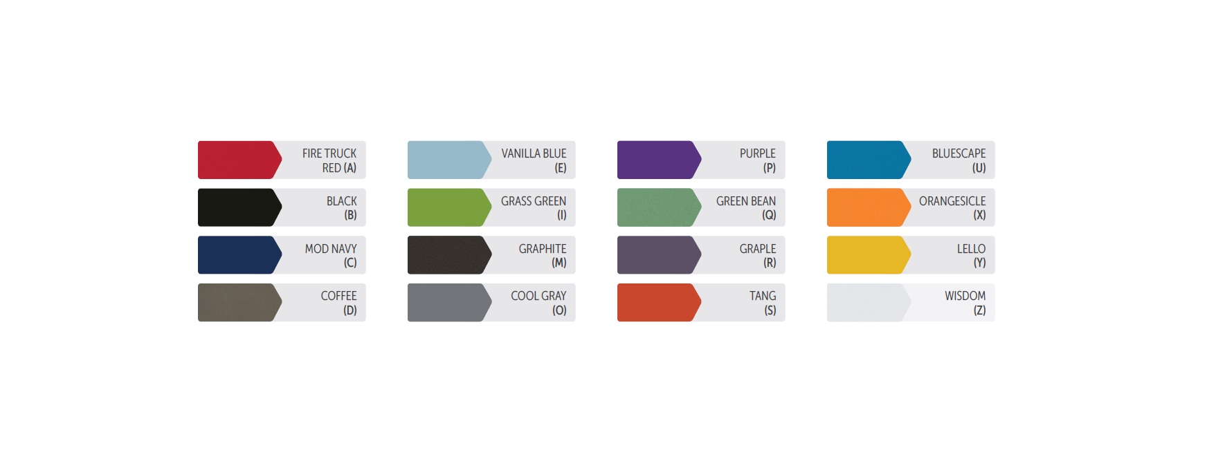 Accent Color Choices - Paragon Furniture