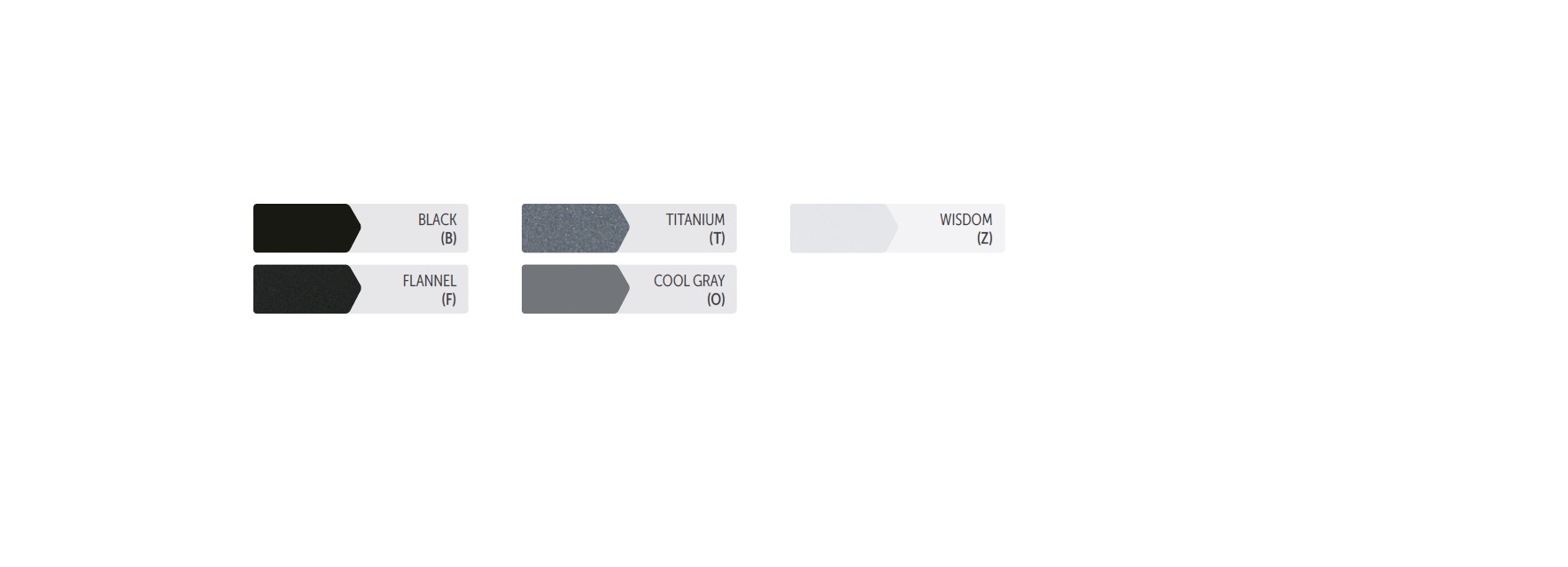 Frame Color Choices - Paragon Furniture