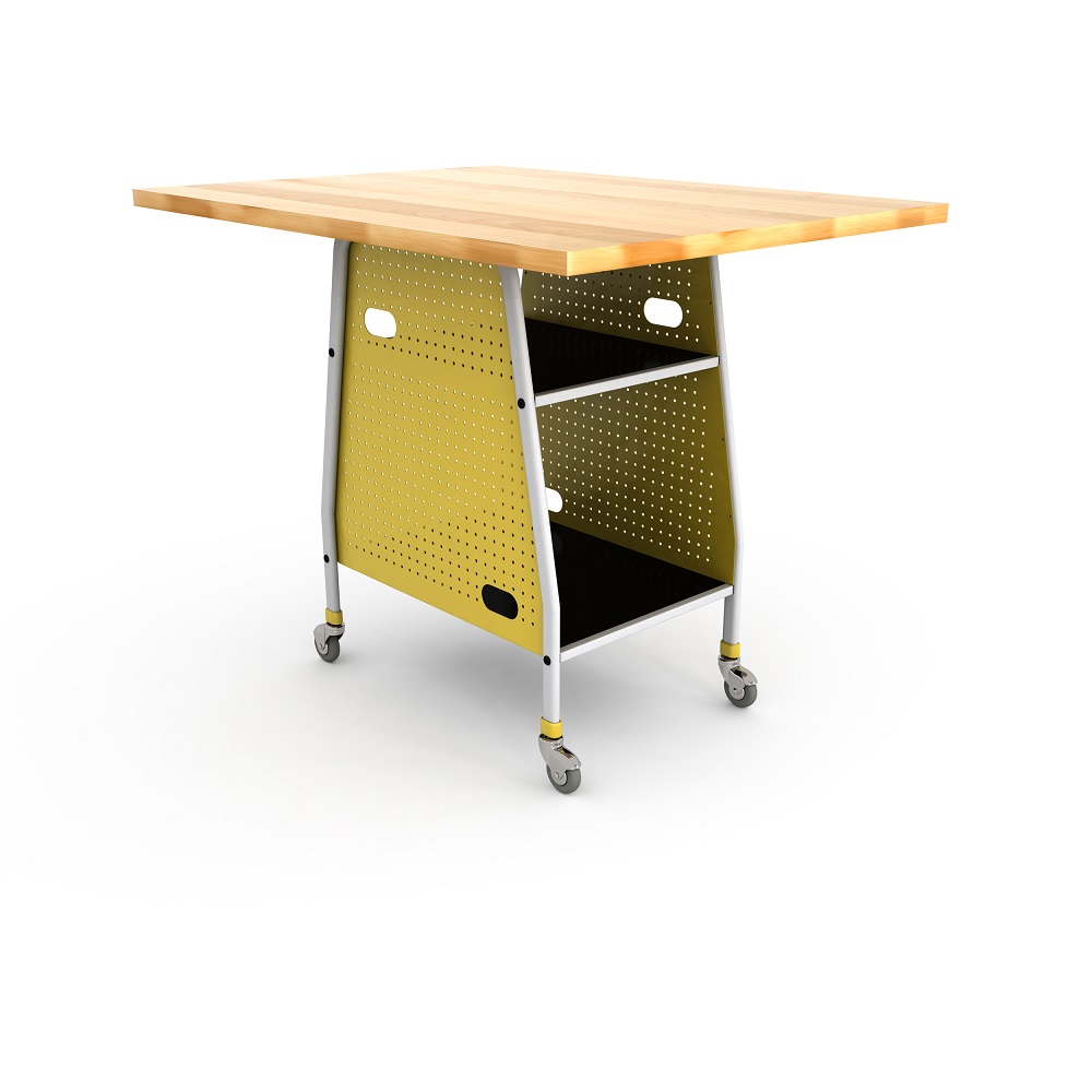 Maker Invent Table - Butcher Block Top - Paragon Furniture