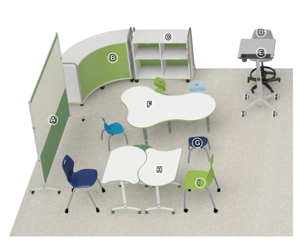 EDSPACES BOOTH - SECTION A - PARAGON FURNITURE