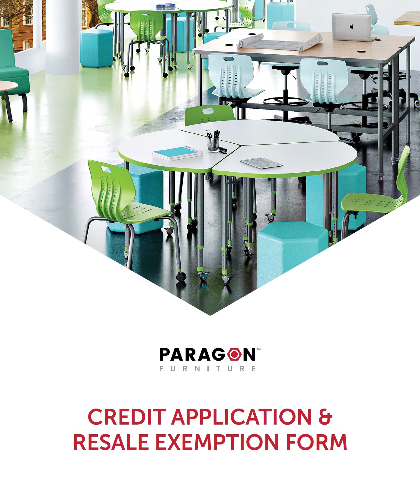 PARAGON FURNITURE CREDIT APP & RESALE FORM COVER