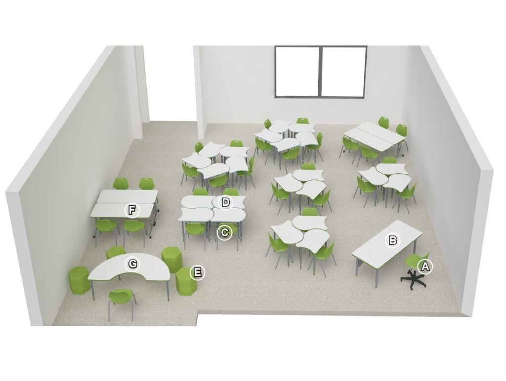 CLASSROOM TYPICAL THUMBNAIL - PARAGON FURNITURE