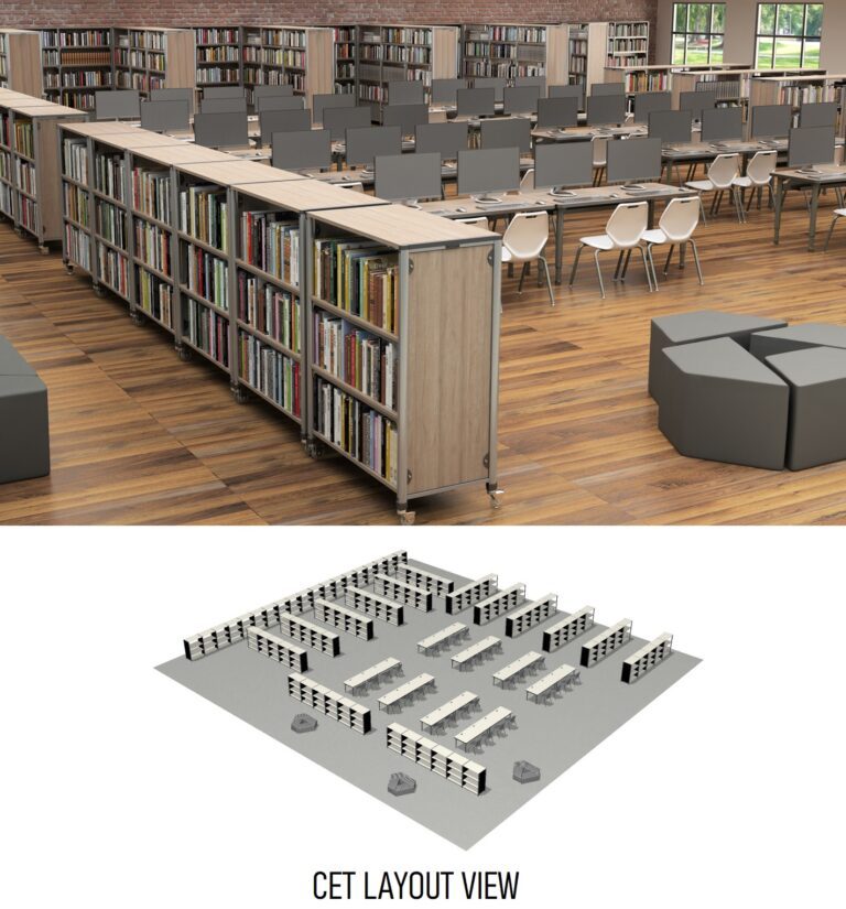 Computer Library Layout Typicals - Paragon Furniture