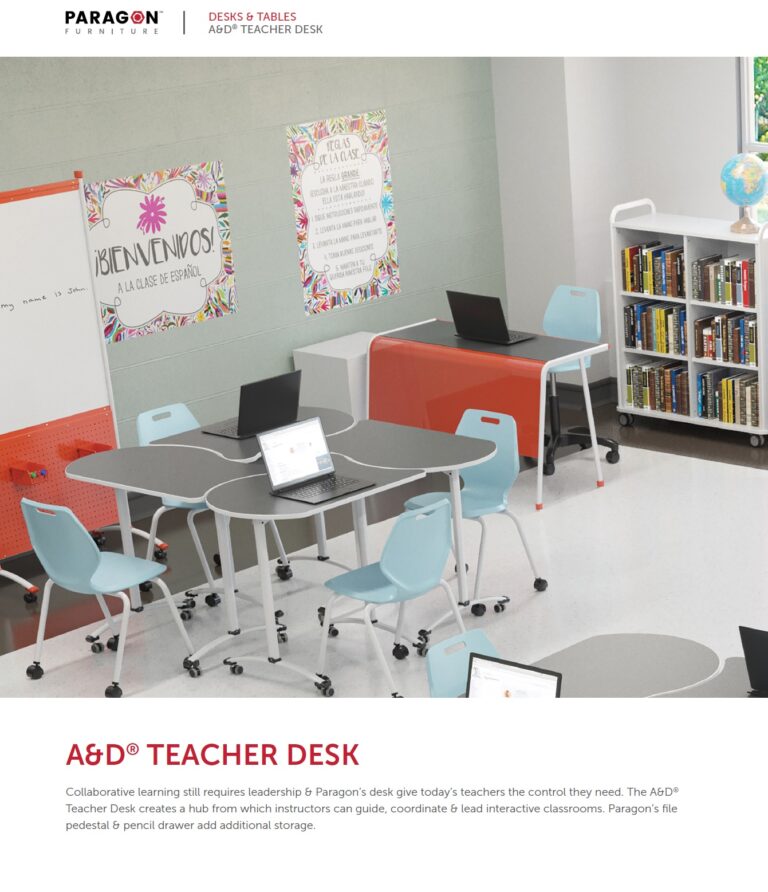 A&D TEACHER DESK - PARAGON FURNITURE