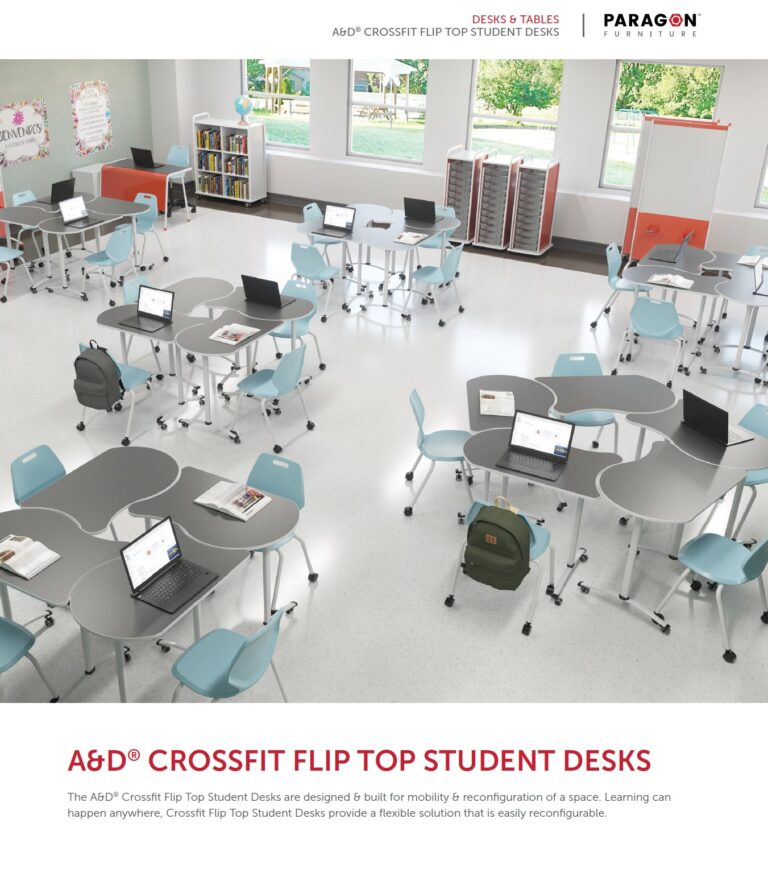 CROSSFIT FLIP-TOP DESKS - PARAGON FURNITURE