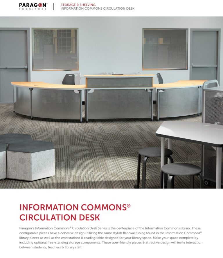 INFORMATION CIRCULATION DESK - PARAGON FURNITURE