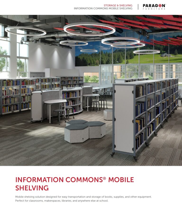 INFORMATION COMMONS MOBILE SHELVING - PARAGON FURNITURE