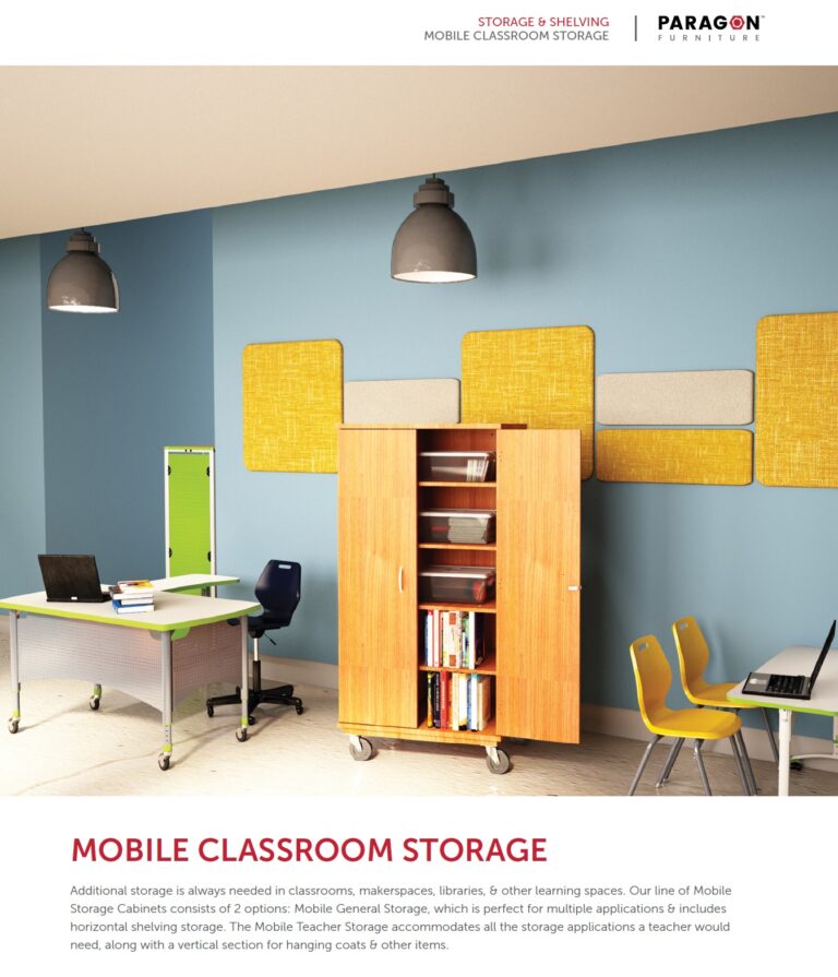 MOBILE CLASSROOM STORAGE - PARAGON FURNITURE