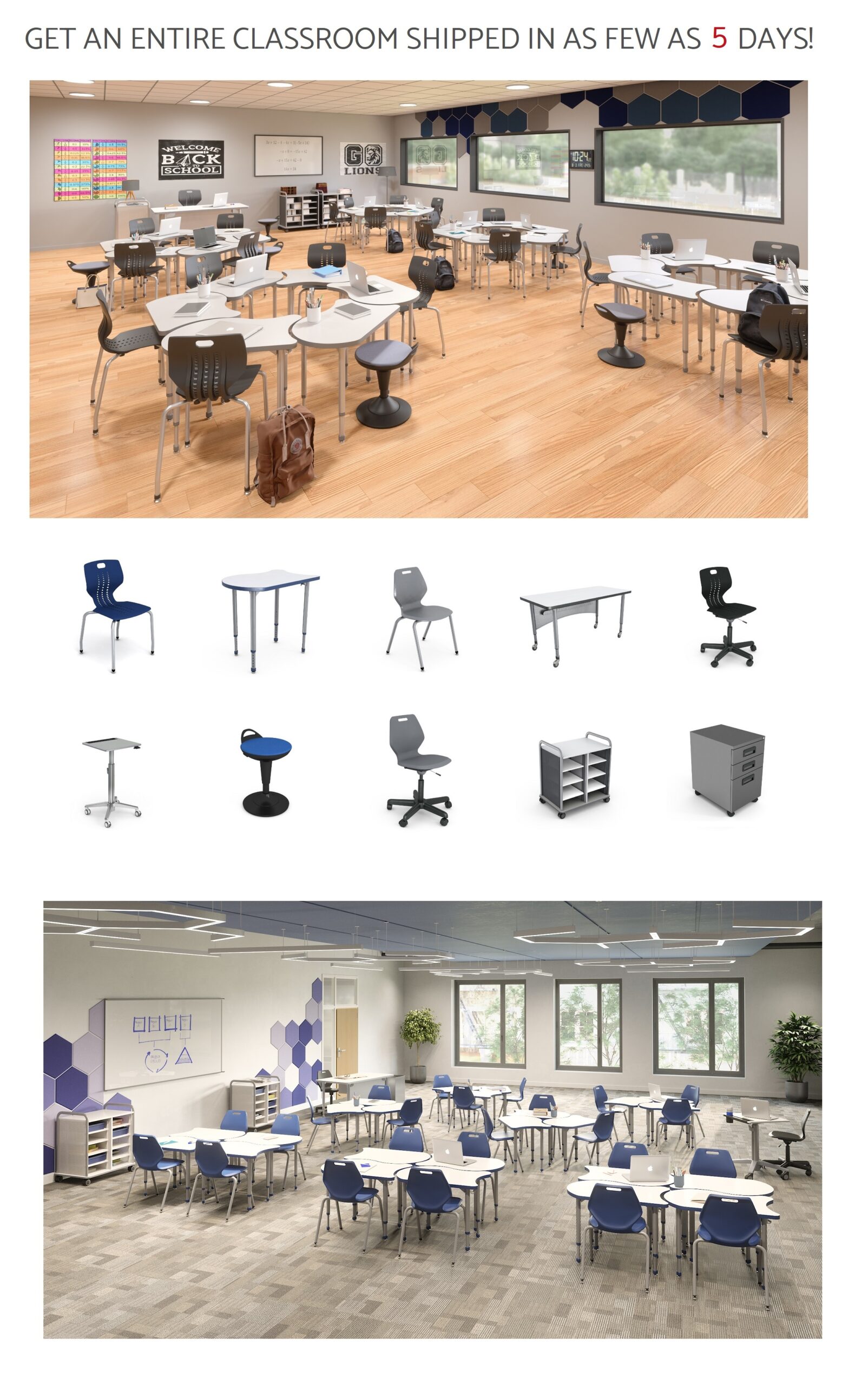 QUICK SHIP FURNITURE FOR SCHOOLS - PARAGON FURNITURE