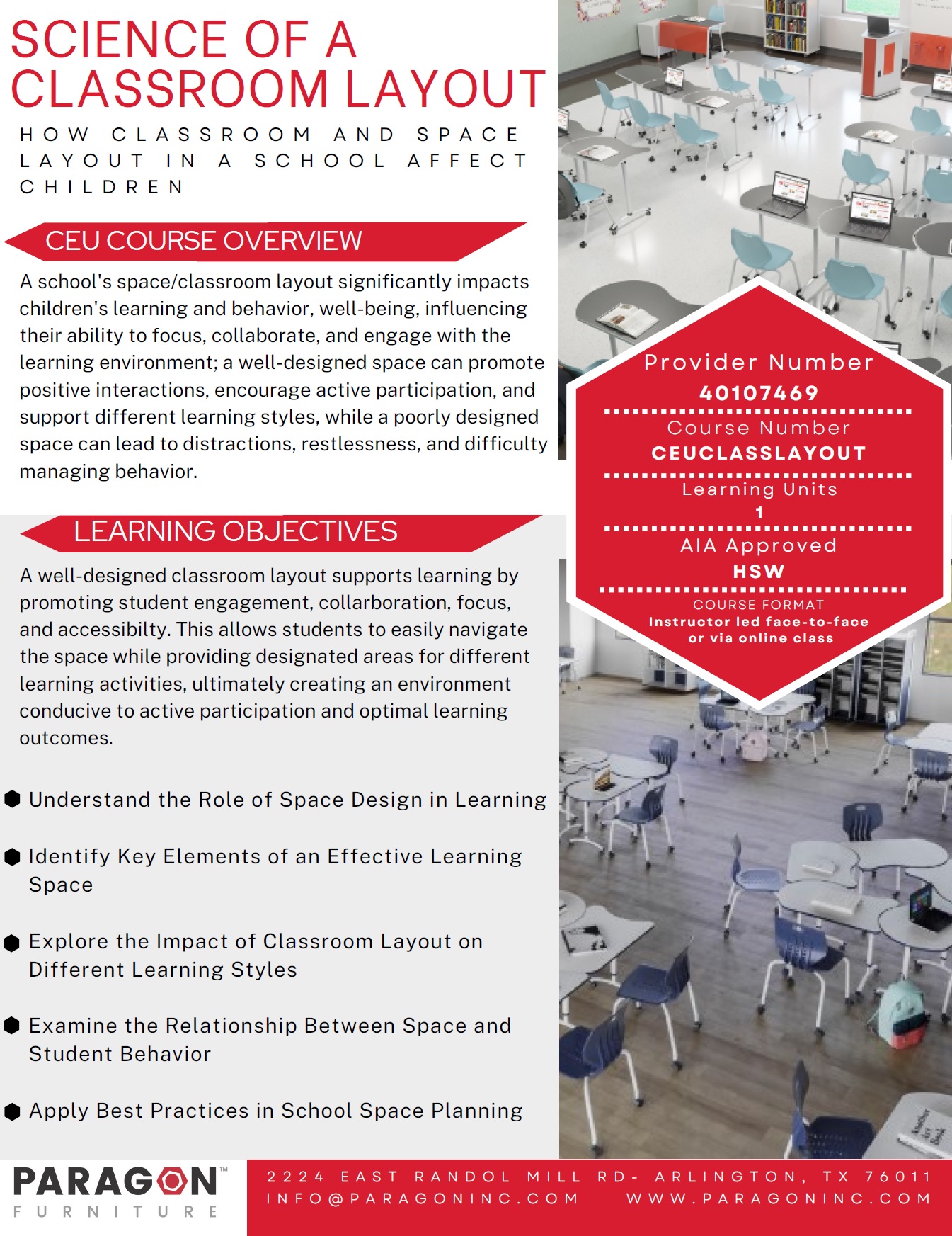 SCIENCE OF A CLASSROOM LAYOUT - PARAGON FURNITURE