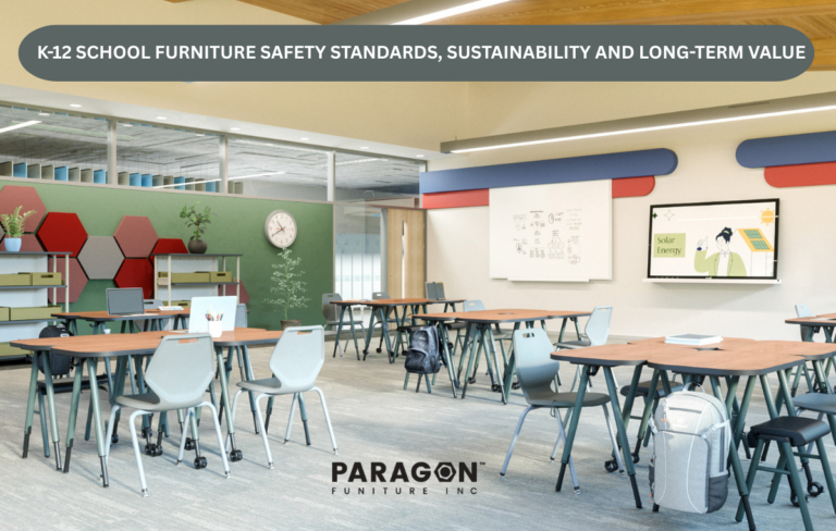 Paragon K-12 school furniture tested to ANSI/BIFMA safety standards