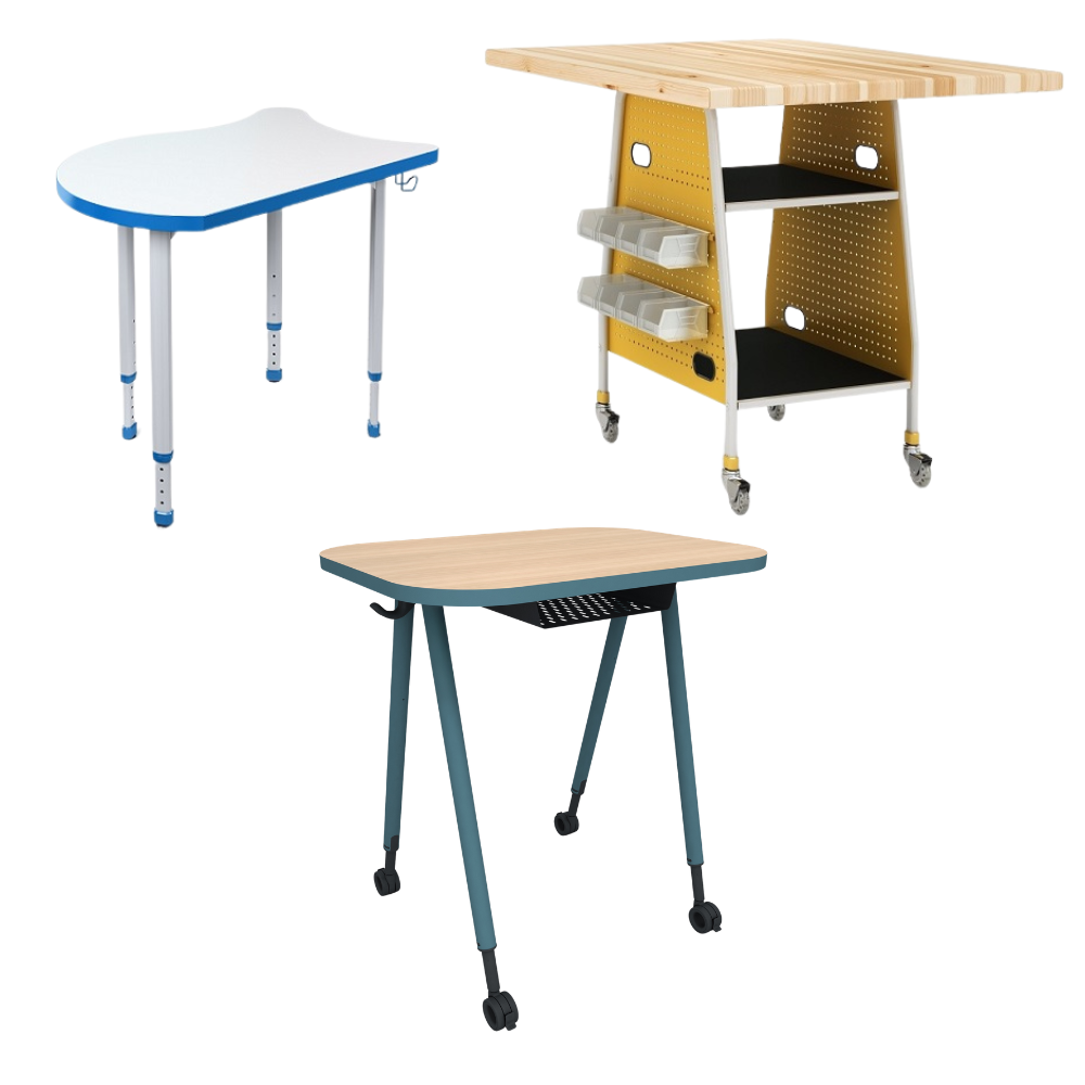 Student desks and classroom tables from Paragon Furniture