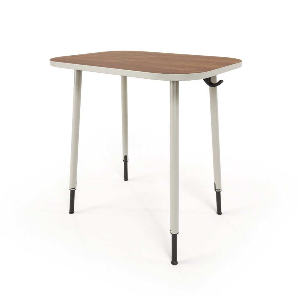 4-Leg Desk with Casters, and Backpack Hook