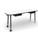 Cycle® Rectangular 4-leg double desk