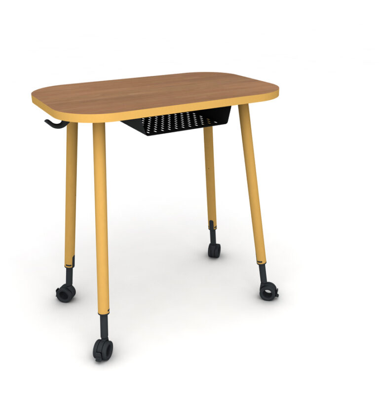 Cycle Single Student Desk with 4-legs