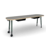 Cycle® Rectangular 4-leg double desk