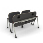 Underside of Set of 4 Cycle® Student underside of Flip Top Desk
